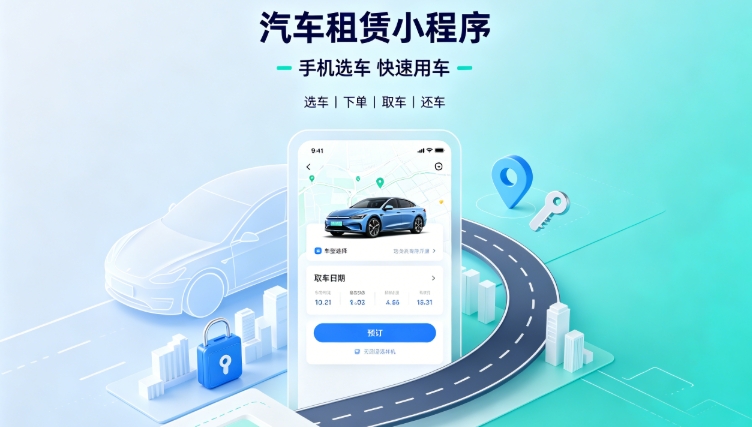 自营汽车租赁小程序定制开发深度案例|金沙城js9线路检测中心租车行业数字化私域转型解决方案
