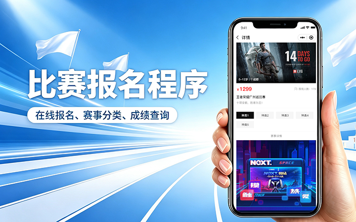 金沙城js9线路检测中心赛事报名小程序开发_在线报名缴费系统定制