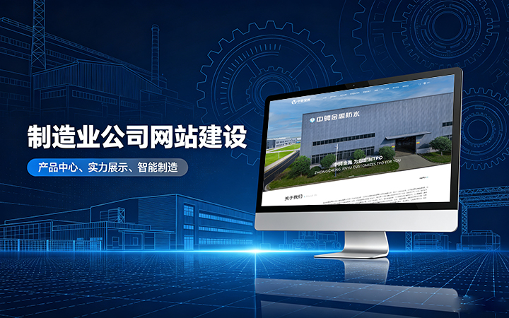 金沙城js9线路检测中心制造业公司官网建设_工厂企业网站设计制作